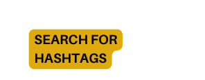 SEARCH FOR HASHTAGS